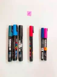 סט צבעי אקריליק- POSCA-6