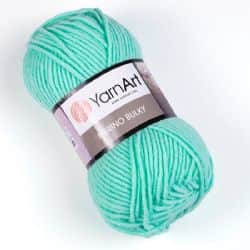 צמר מרינו -MERINO BULKY צמר עבה עם 25% צמר אמיתי בצבע-טורקיז-841