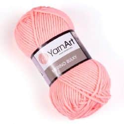 צמר מרינו -MERINO BULKY צמר עבה עם 25% צמר אמיתי בצבע-אפרסק-565