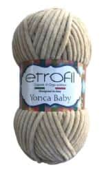 YONCA BABY- צמר קטיפה לתינוקות יאנקה בייבי- מוקה- 703