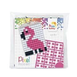 מחזיק מפתחות-pixel - פלמינגו