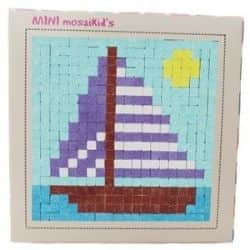 ערכת להכנת תמונה מפסיפס-Mini Mosaikid's- סירה