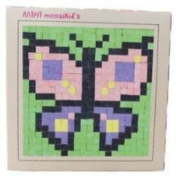 ערכת להכנת תמונה מפסיפס-Mini Mosaikid's- פרפר