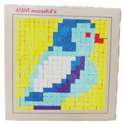 ערכת להכנת תמונה מפסיפס-Mini Mosaikid's תוכי