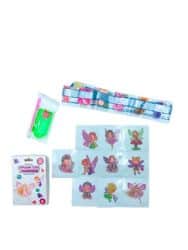 ערכת יצירה להכנת- 10 מדבקות שיבוץ יהלומים שנדבק על כל משטח דגם- מלאכיות (019)