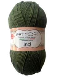 צמר ינקי Inci- לסריגה -ירוק 022