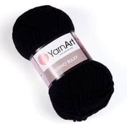 צמר מרינו- MERINO BULKY צמר עבה עם 25% צמר אמיתי בצבע-שחור (585)