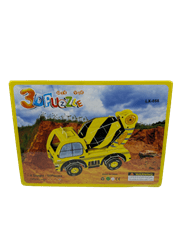 ערכת יצירה לילדים הרכבה מקרטון - דגם משאית