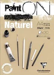 בלוק מיקס מדיה MIX MEDIA NATUREL A4 - 30 דפי קראפט