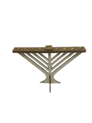 חנוכיה מעץ מהממת