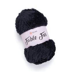צמר לסריגת שמיכה-FABLE-FUR-בצבע-988