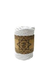 חוט מקרמה בוהו-שיק בצבע-לבן