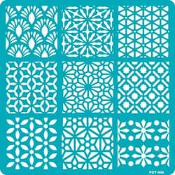 שבלונה דביקה רב פעמי - ריבועי מנדלה