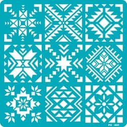 שבלונה דביקה רב פעמי- פתיתי שלג