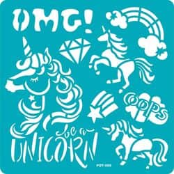 שבלונה דביקה רב פעמי - חד קרן