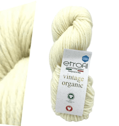 100% צמר VINTAGE ORGANIC- בצבע שמנת 71023