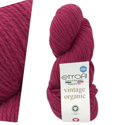 100% צמר VINTAGE ORGANIC- בצבע פוקסיה 74181