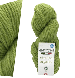 100% צמר VINTAGE ORGANIC- בצבע ירוק 74182