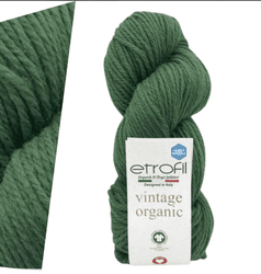 100% צמר VINTAGE ORGANIC- בצבע ירוק בקבוק 75177