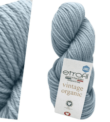 100% צמר VINTAGE ORGANIC- בצבע ג'ינס 75180